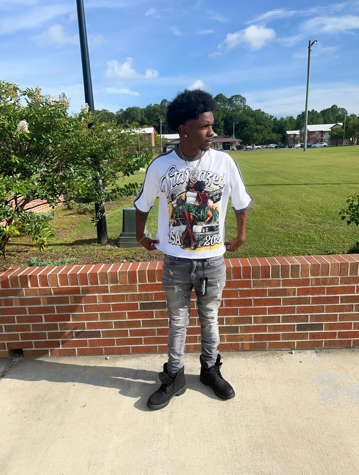 'BLOCKSTAR' TEE