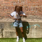'BLOCKSTAR' CROPTOP